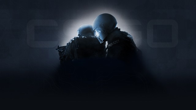 Art officiel de CS:GO mettant en scène deux contre-terroristes.