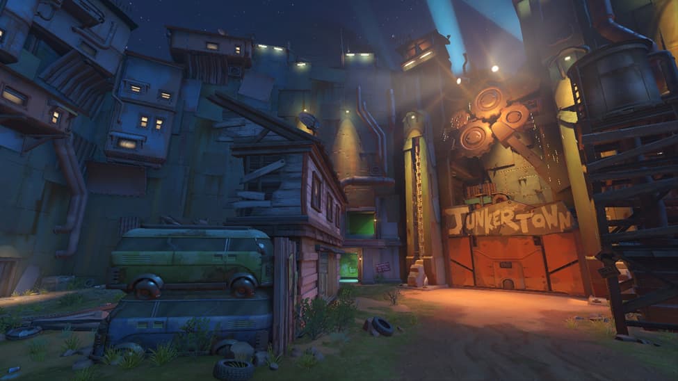 Nouvelle première zone de contrôle de Junkertown dans la saison 9 de l'OW2.