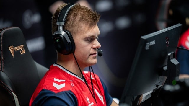 Joueur de CS:GO BlameF jouant au BLAST Paris Major Europe RMR pour Astralis