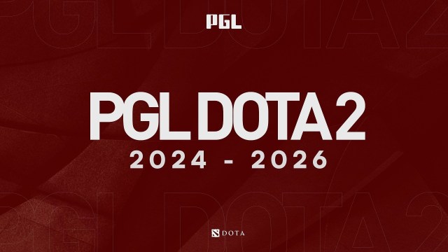 Bannière Dota 2 de PGL pour les saisons 2024 et 2024.