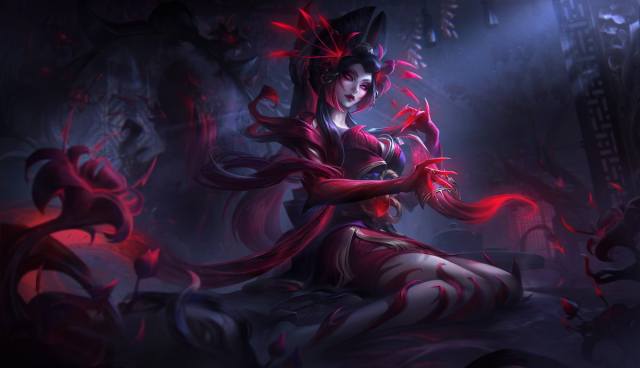 Art de couverture de Zyra Lune de Sang dans LoL