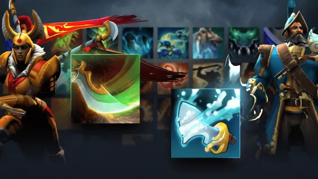 Kunnka et la Légion Commander avec leurs changements de Dota 2 patch 7.36