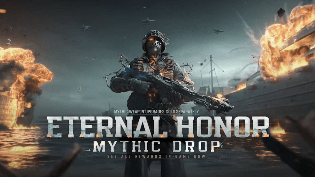 Un soldat tenant l'arme The Campaign MG42 dans CoD Mobile.