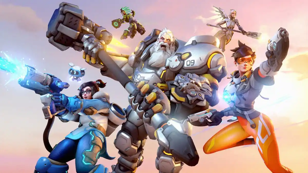 Reinhardt, Mei, Tracer, et autres héros d'Overwatch