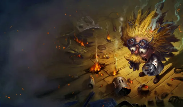 Skin de champion Heimerdinger's Blast Zone de League of Legends.