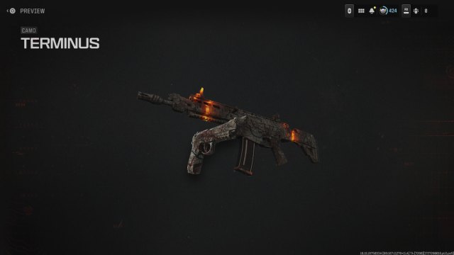 Camouflage animé de Terminus dans MW3 et Warzone