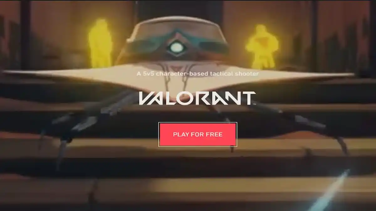 Page d'installation de VALORANT