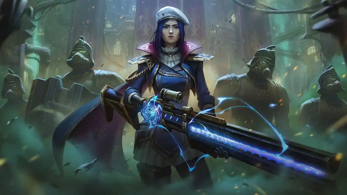 Image montrant Caitlyn d'Arcane et League of Legends.