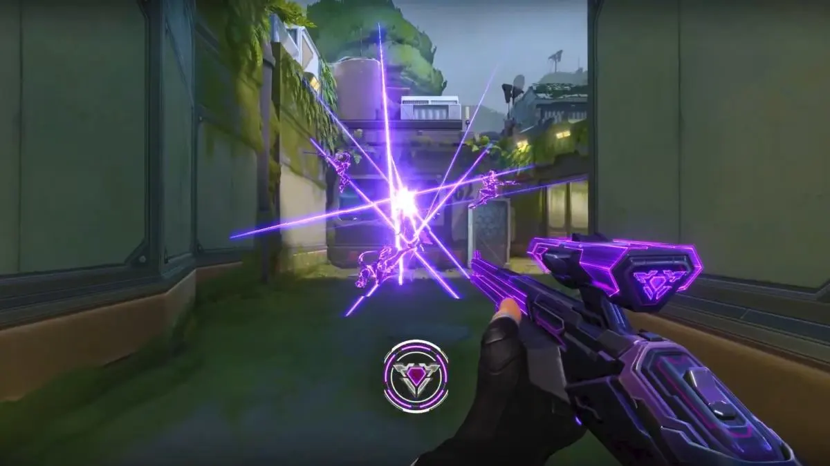 Valorant EXO pack skin Outlaw avec animation de kill