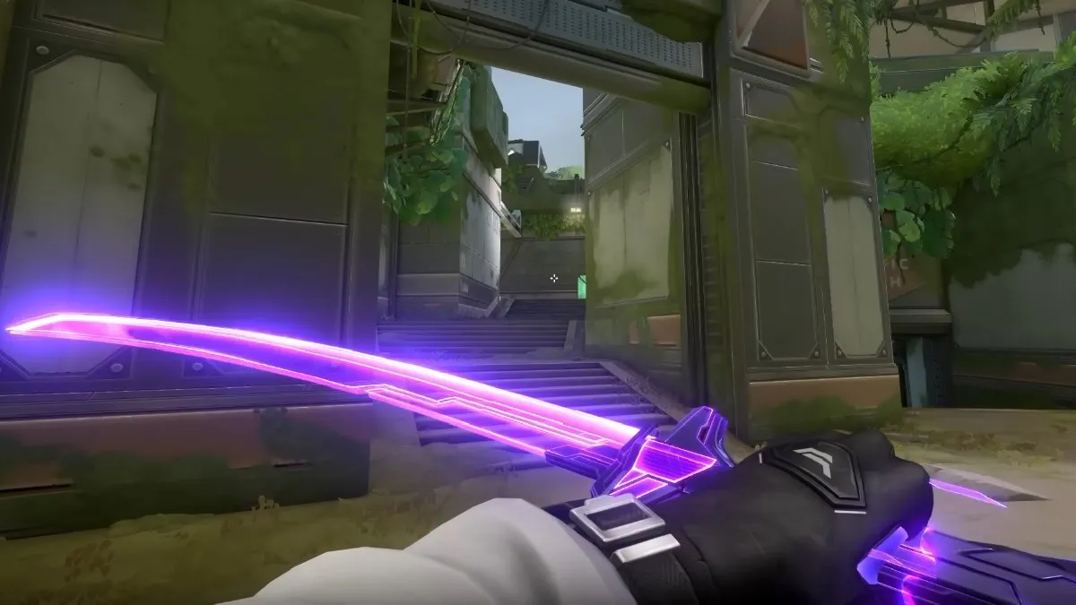 Valorant EXO pack animation d'inspection pour katana