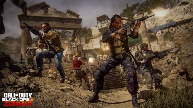 Carte BO6 The Tomb Zombies squad