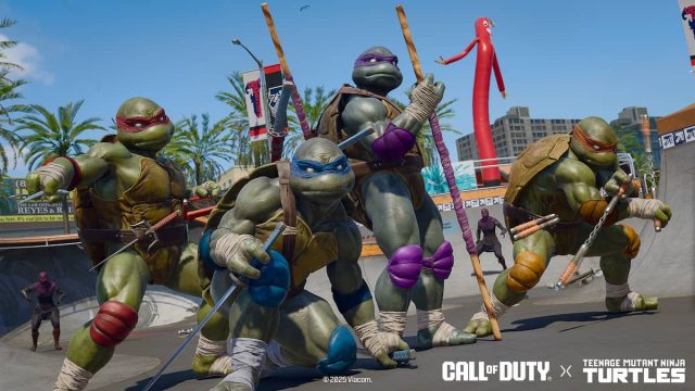 Les Tortues Ninja telles qu'elles apparaissent dans BO6 Black Ops 6