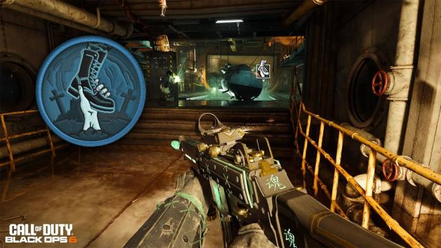 Icône du perk Vendetta et un opérateur équipé de celui-ci sur la carte Signal de Black Ops 6.