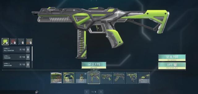 RGX Stinger avec la nouvelle fonctionnalité de gifting dans VALORANT