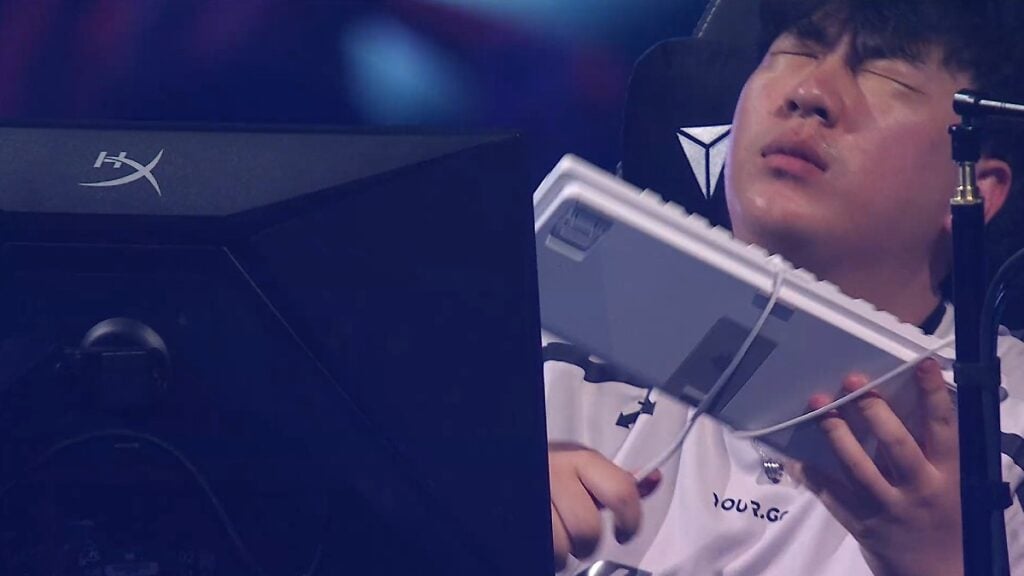 t3xture après la défaite contre G2 Esports lors des VALORANT Masters Toronto lower bracket round 2