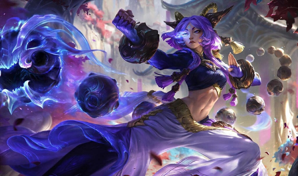 Une image du champion de League of Legends Yunara,