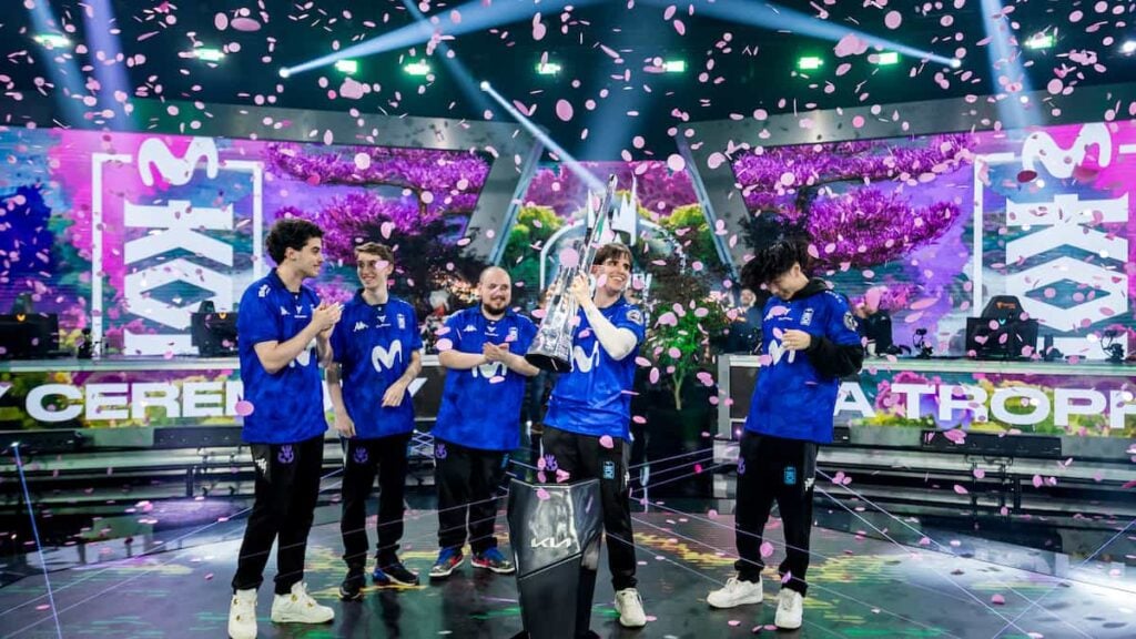 Image montrant les finales de printemps 2025 de la LEC EMEA le 8 juin 2025 à l'Arena de Riot Games à Berlin, en Allemagne.