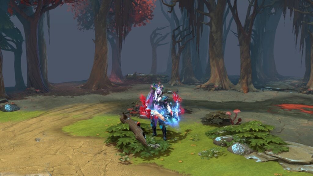 Capture d'écran de Drow Ranger dans Dota 2.