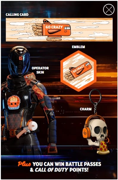 Récompenses Little Caesars Black Ops 7