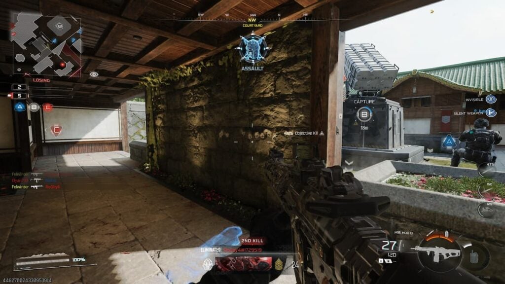 Étiquette d'Élimination Objectif dans Black Ops 7