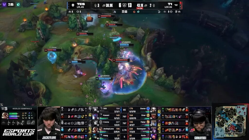 Image montrant le gameplay de Keria avec Neeko.